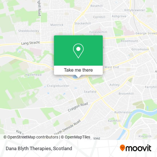 Dana Blyth Therapies map