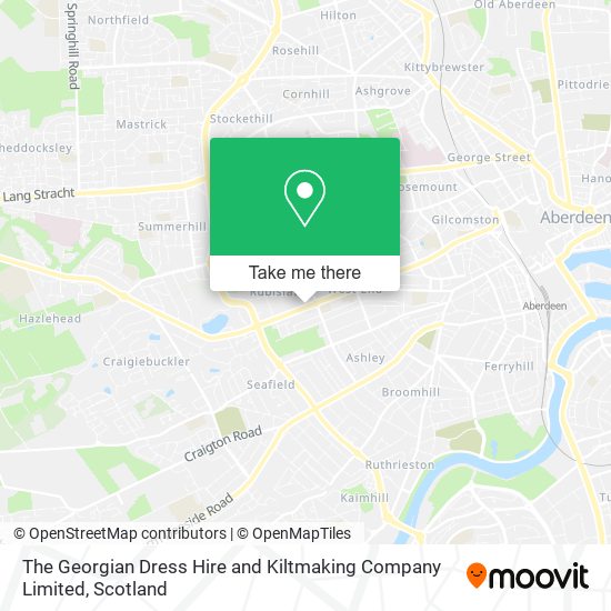 The Georgian Dress Hire and Kiltmaking Company Limited map