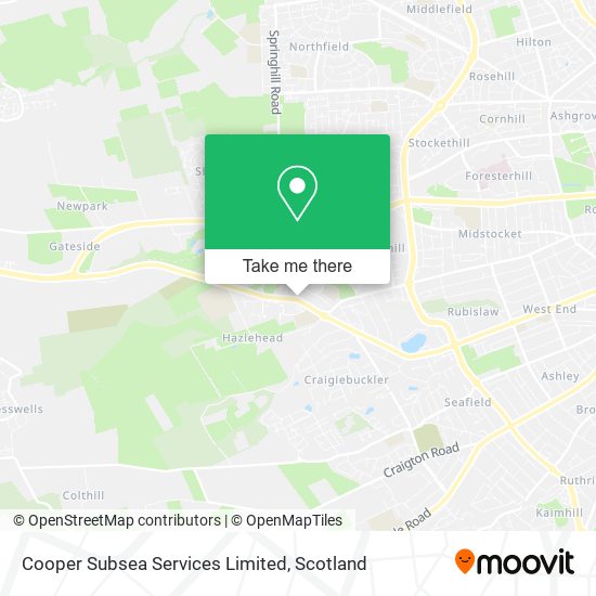 Cooper Subsea Services Limited map