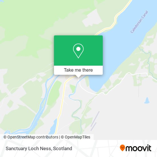 Sanctuary Loch Ness map