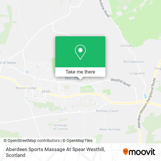 Aberdeen Sports Massage At Spear Westhill map