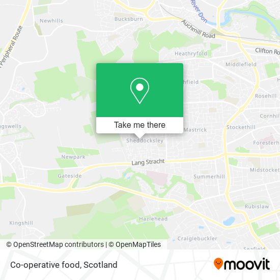 Co-operative food map
