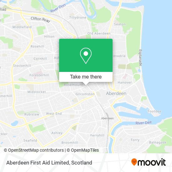Aberdeen First Aid Limited map