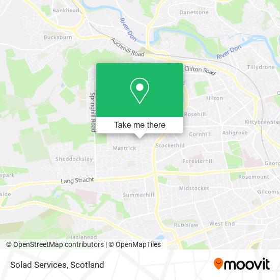 Solad Services map