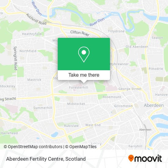 Aberdeen Fertility Centre map