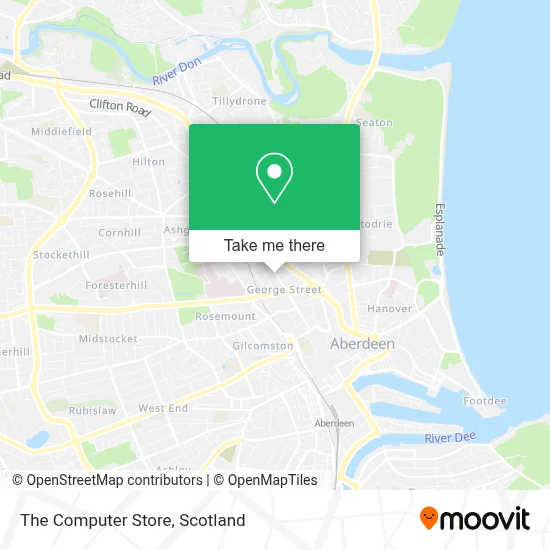 The Computer Store map