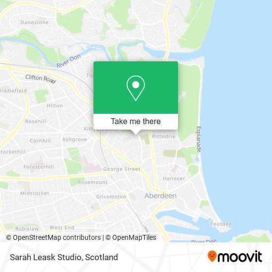 Sarah Leask Studio map