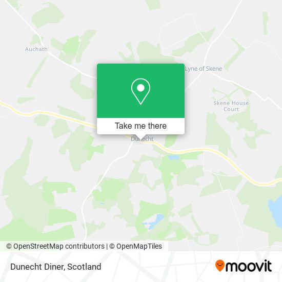 Dunecht Diner map