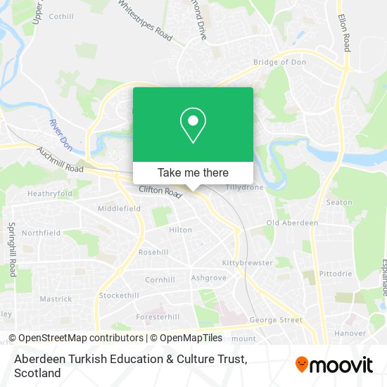 Aberdeen Turkish Education & Culture Trust map