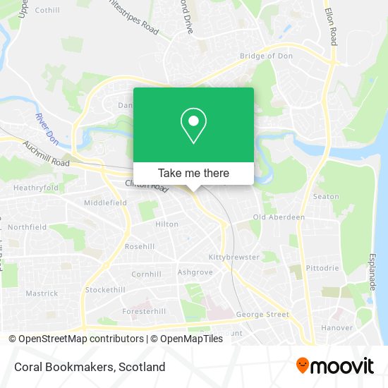 Coral Bookmakers map