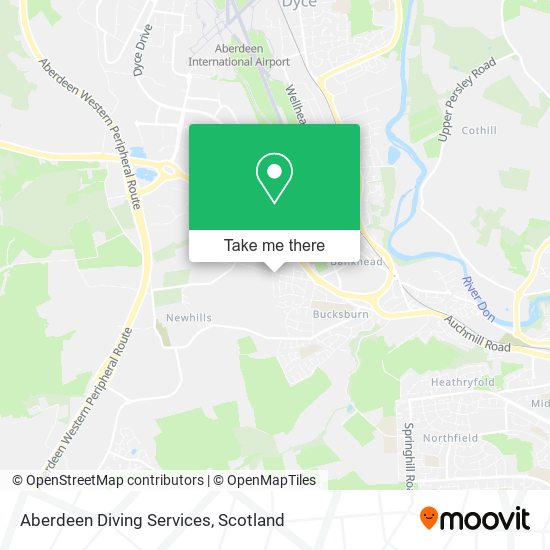 Aberdeen Diving Services map