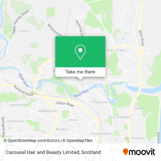 Carousel Hair and Beauty Limited map