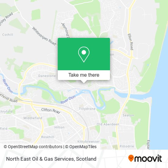 North East Oil & Gas Services map