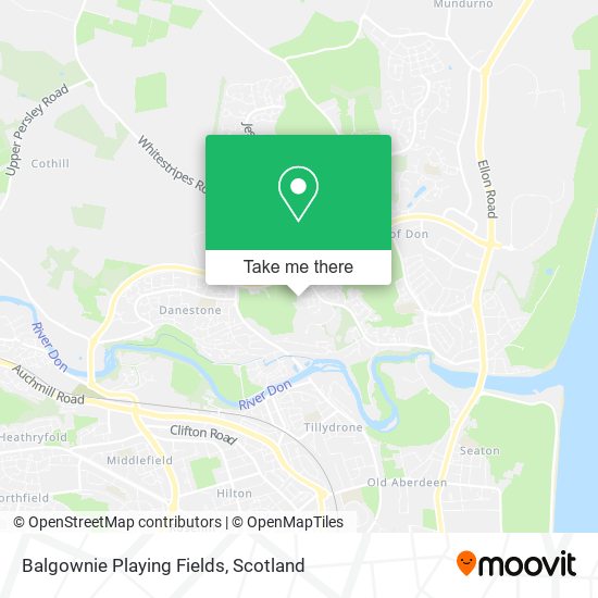 Balgownie Playing Fields map