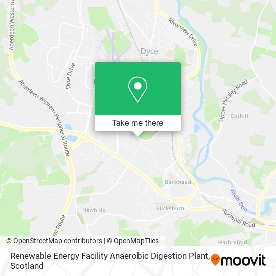Renewable Energy Facility Anaerobic Digestion Plant map