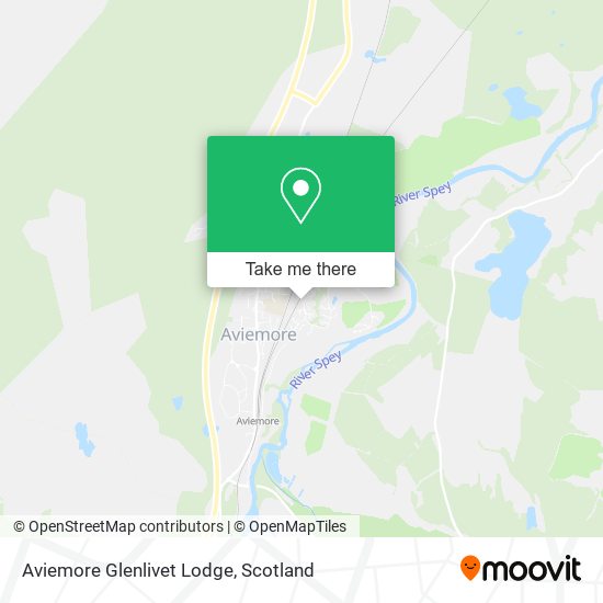 Aviemore Glenlivet Lodge map