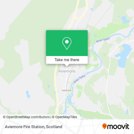 Aviemore Fire Station map