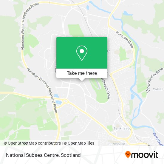National Subsea Centre map