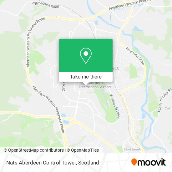 Nats Aberdeen Control Tower map