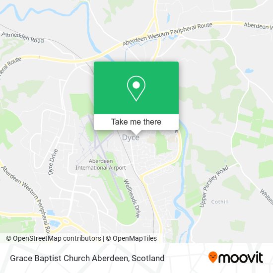 Grace Baptist Church Aberdeen map