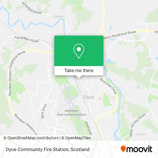 Dyce Community Fire Station map