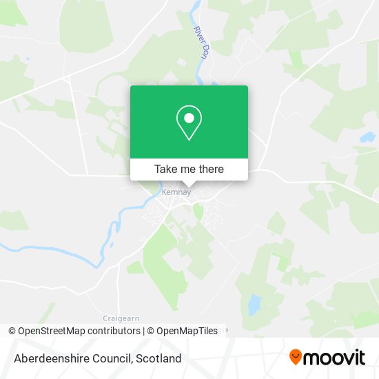 Aberdeenshire Council map