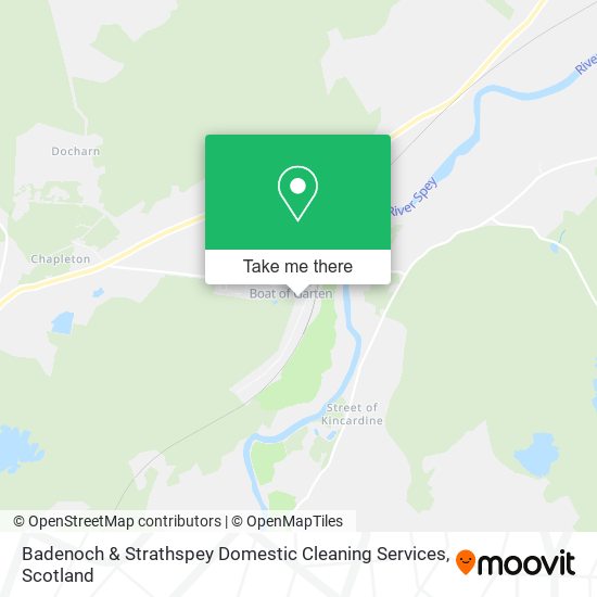 Badenoch & Strathspey Domestic Cleaning Services map