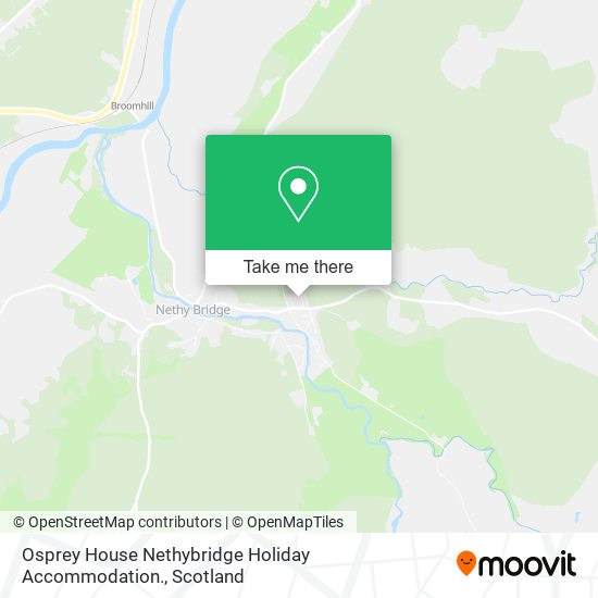 Osprey House Nethybridge Holiday Accommodation. map