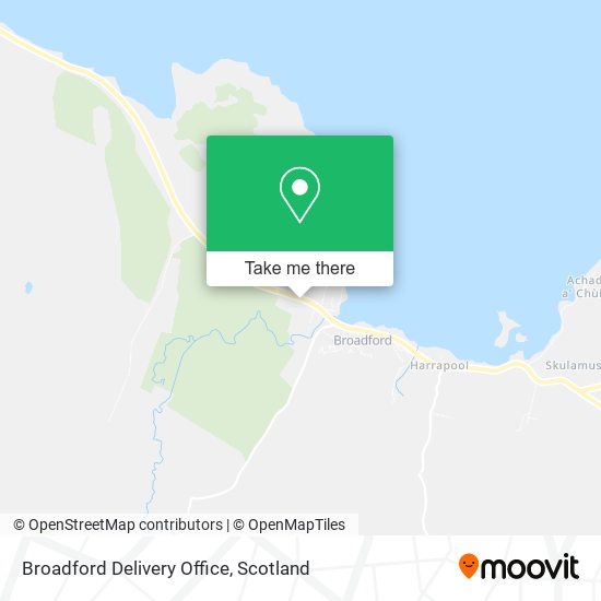 Broadford Delivery Office map