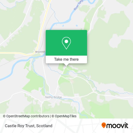 Castle Roy Trust map