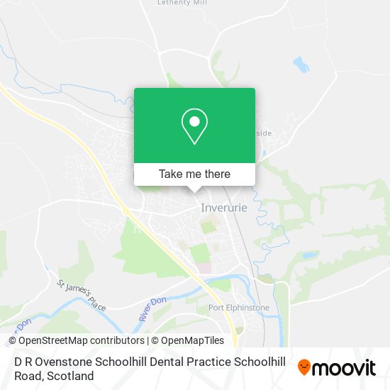 D R Ovenstone Schoolhill Dental Practice Schoolhill Road map