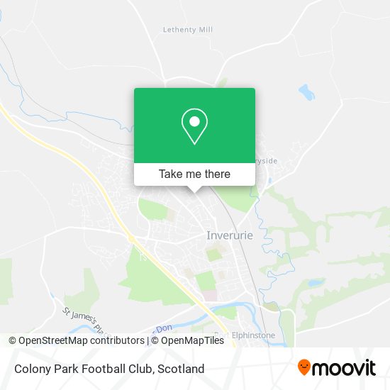 Colony Park Football Club map