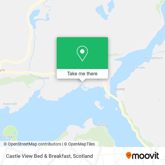 Castle View Bed & Breakfast map