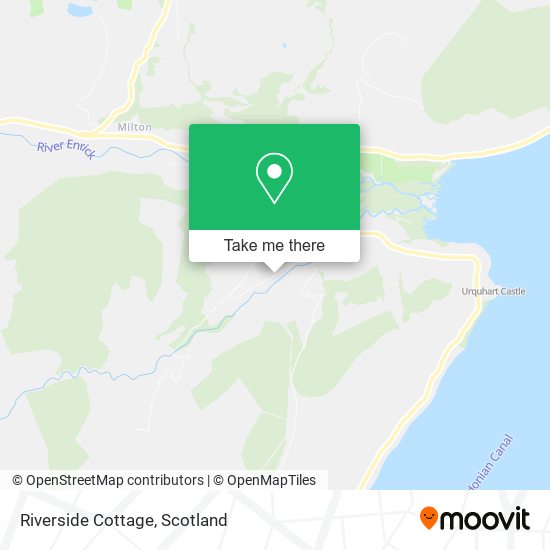 Riverside Cottage map