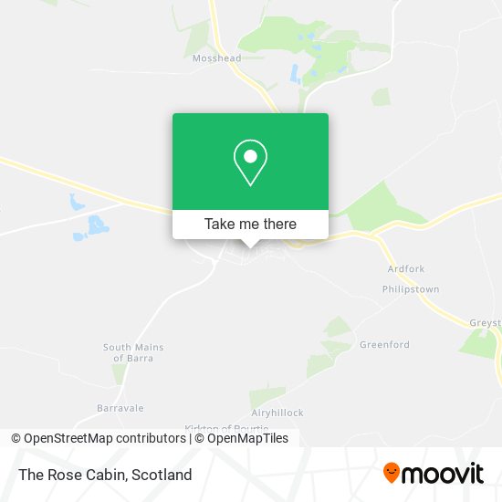 The Rose Cabin map