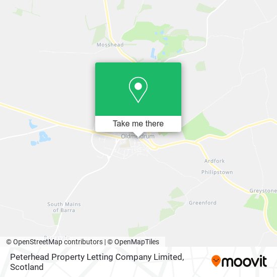 Peterhead Property Letting Company Limited map