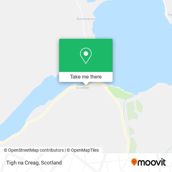 Tigh na Creag map