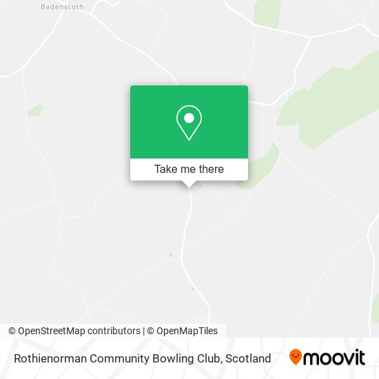 Rothienorman Community Bowling Club map