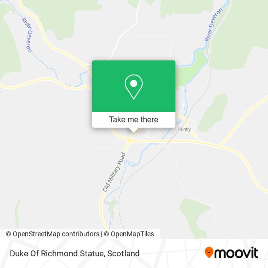 Duke Of Richmond Statue map