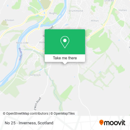 No 25 - Inverness map