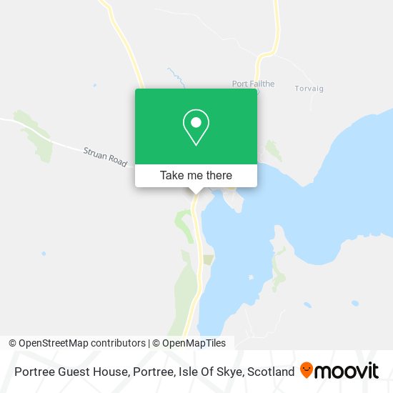 Portree Guest House, Portree, Isle Of Skye map