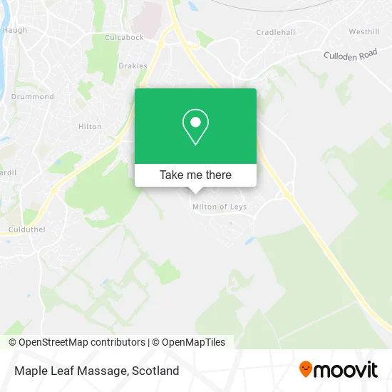 Maple Leaf Massage map