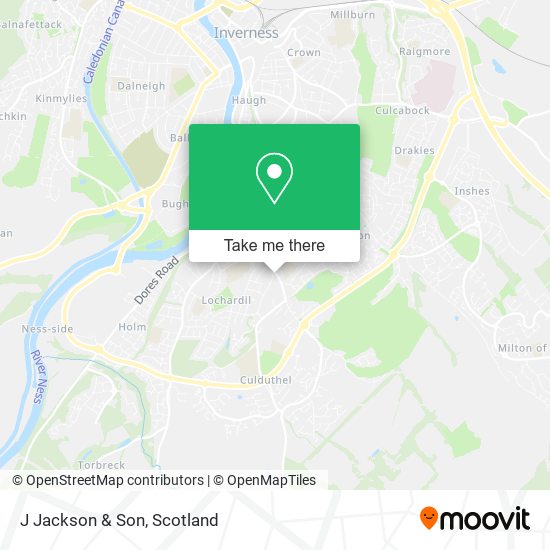 J Jackson & Son map