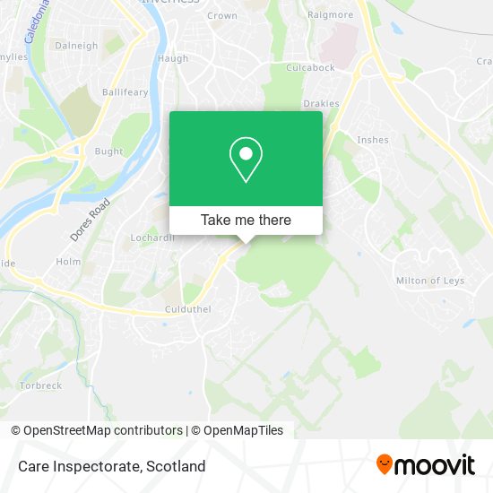 Care Inspectorate map