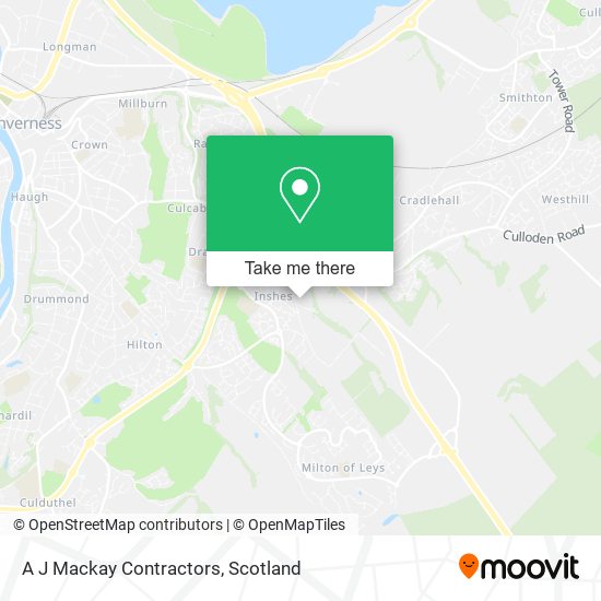 A J Mackay Contractors map