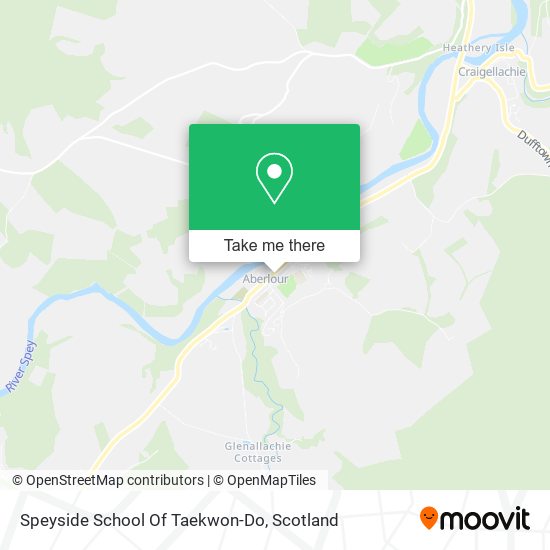 Speyside School Of Taekwon-Do map