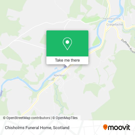 Chisholms Funeral Home map