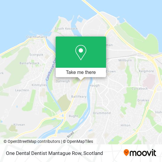 One Dental Dentist Mantague Row map