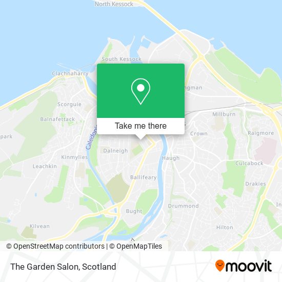 The Garden Salon map