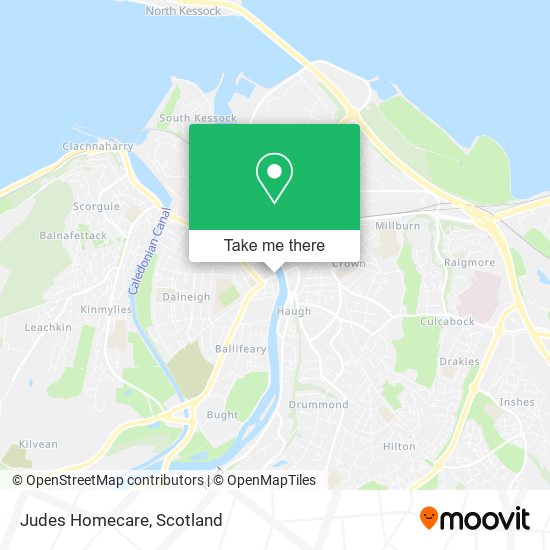 Judes Homecare map